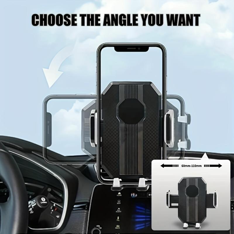 360 Rotatable Cellphone Car Phone Holder Fixed Shockproof Mobile Stand Big In GPS Support For iPhone Xiaomi Samsung Accesorries