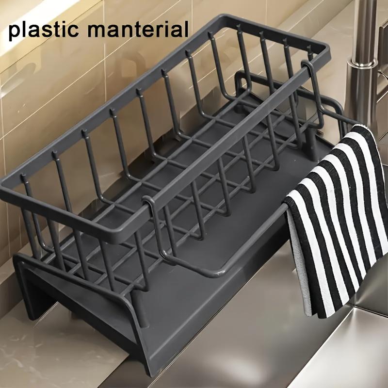 1pc Kitchen Sponge Holder - Durable ABS Plastic, Space-Saving Design with - Ideal for Dishwashing and Cleaning, Dishwashing Essentials