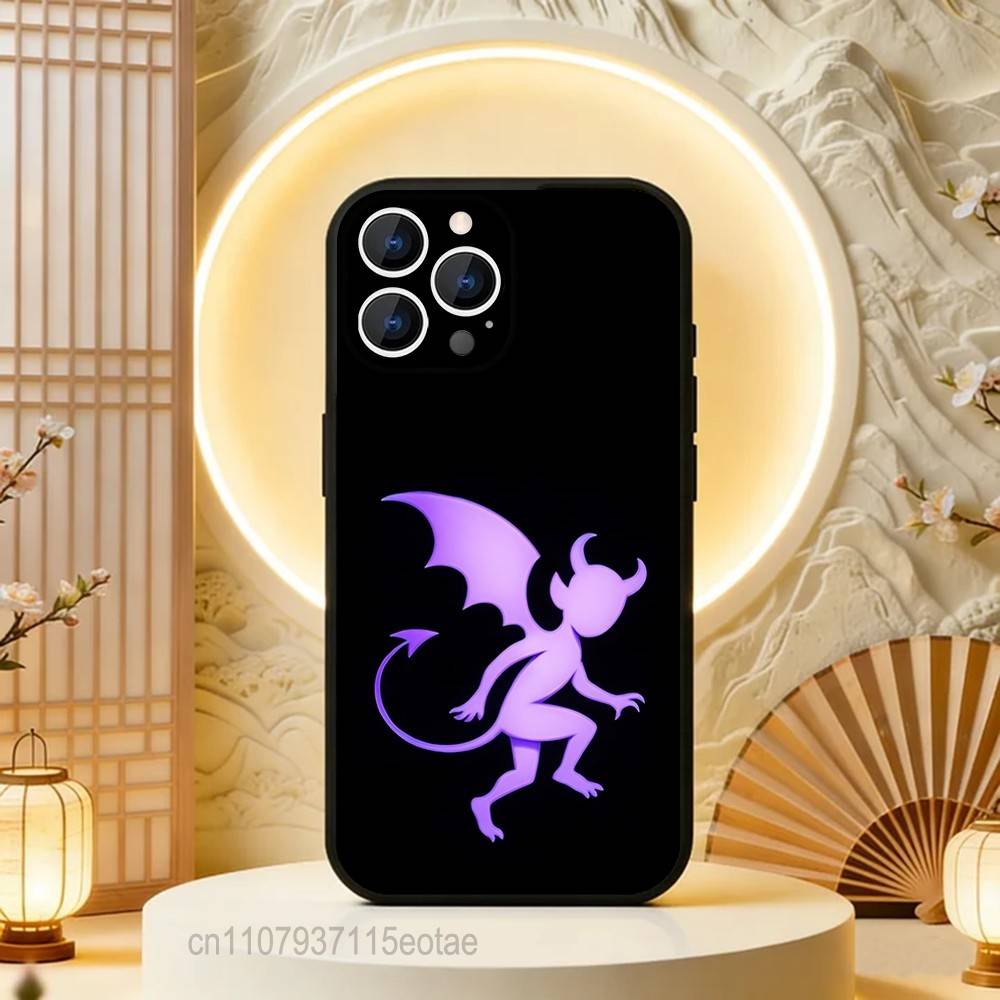 

K-Kai Angel Damage SINGER Black Soft Case For iPhone 17 13 14 15 11 16 12 Pro Max Pro Max Plus E Air Mini Phone Cover Shell iPhone16pro