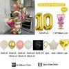 32-inch Gold Digital Foil Balloon Set Wine Glass Love Pentagram Balloon Boy Girl Birthday Party Decor Supplies Baby Shower 2025