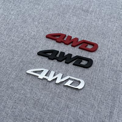 1X 4WD Metallaufkleber 3D Chrom Emblem Abzeichen Aufkleber Auto Styling für CRV Accord Civic Grand Vitara Swift SX4 Aufkleber