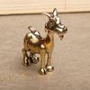 Statua di Capra in Ottone Vintage - Intricata Scultura Animale Retrò Tè Pet per Arredamento Casa e Ufficio, Ideale per Collezionisti, Soggiorno