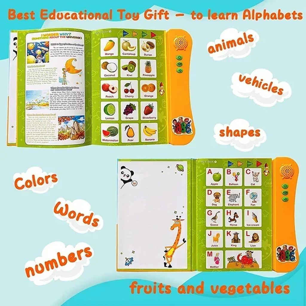 Anglické bodové čítacie hračky Detské rané vzdelávacie hračky Montessori Multi Ebook Batoľatá Učenie sa angličtiny Zvuková kniha Darčeky
