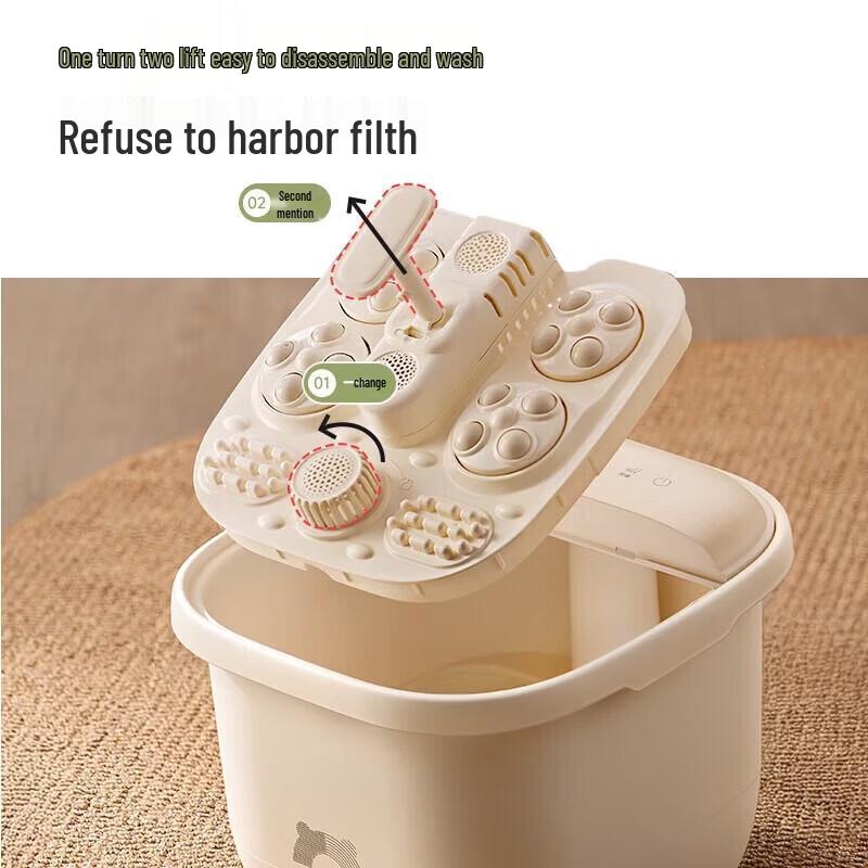 Little Bear Mini Heated Foot Spa Massager CN plug (adapter included)