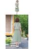 Elegant Chiffon Summer Dress for Middle-Aged & Elderly Women - Short Sleeve Long Skirt (2026 Edition)