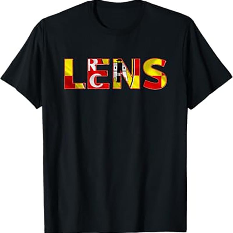 

Lens Stripes T Shirt Red Yellow Fan Shirt 5XL різнокольоровий