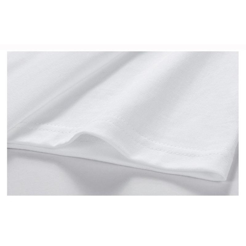 Summer Round Neck Letter Printed Couple's Top Fashionable Casual Short Sleeved Men's and Women's Universal Pure Cotton T-shirt