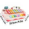 2 In 1 Baby Piano Xylophone for Toddlers with Key Keyboard Piano Sensory Toys Educational Musical Learning Instruments Baby Toy
