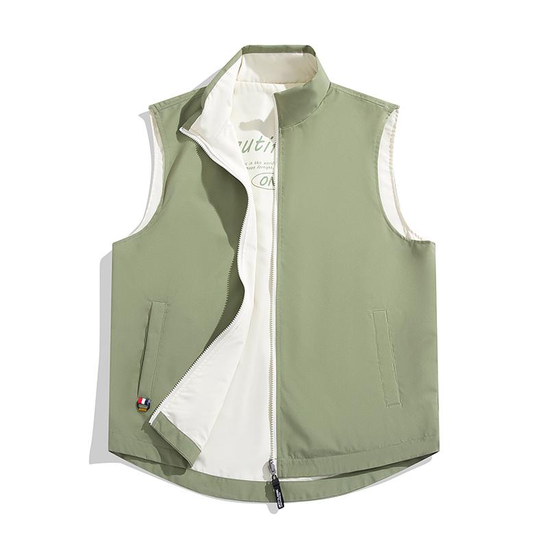 

2026 New Vest Jacket Fashionable Men s Casual Versatile Simple Commuting 4XL зелений