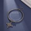 Hexerei Hexe Knoten Armband Damen Edelstahl Gliederkette Armband Irisch Keltischer Knoten Amulett Schmuck Geschenk