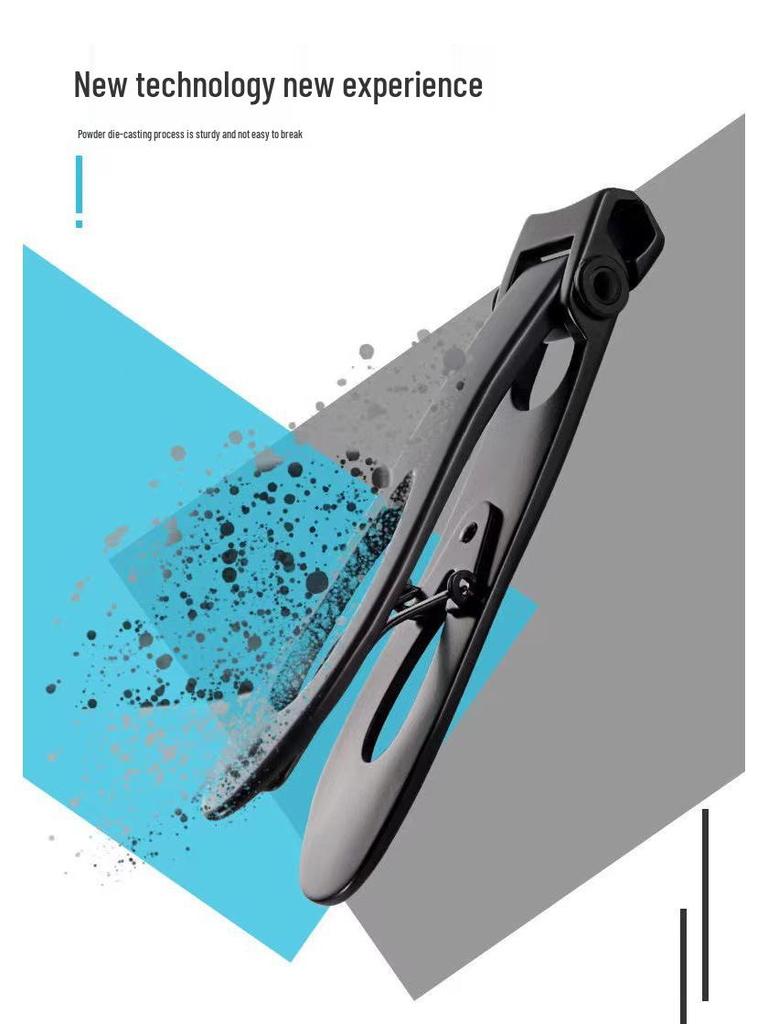 Stainless Steel Large Opening Nail Clippers - Portable Household Nail Cutter for Thick Toenails