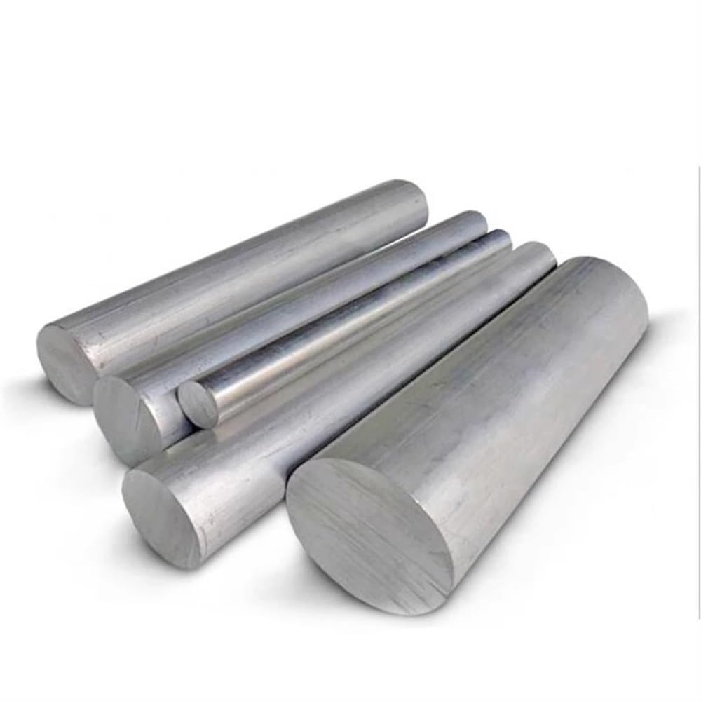1pc Aluminum Rod Solid Bar, L 20inch Hard Aluminum Round Rod Metal Dia 5-26mm, Aluminum Rod 7075 Alloy Metal Bar(10 X 500mm)
