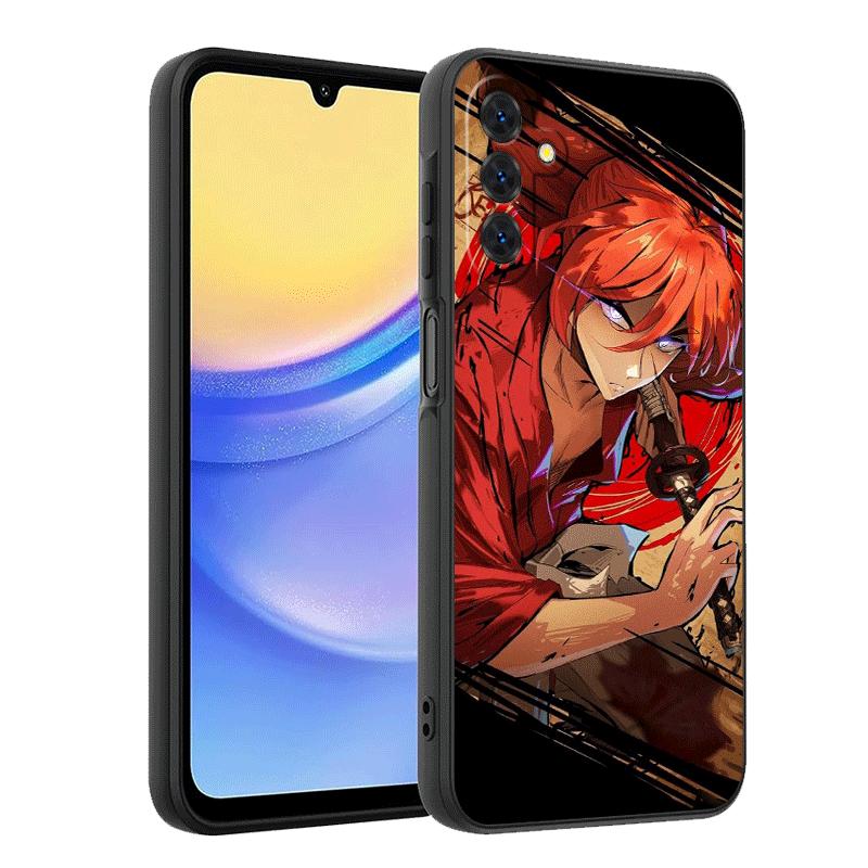 Rurouni Kenshin Anime Soft Phone Case for Samsung A17 A37 A57 A16 A26 A36 A56 A15 A25 A35 A55 A14 A24 A34 A54 A13 A23 A33 A53 A5