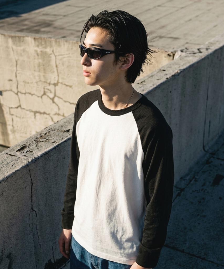 REBRENNER Basic Mood Raglan Long Sleeve Wine
