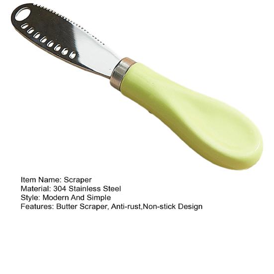Scraper Wide Smooth Cutter Apply Jam Evenly Spreader Colorful Macaron Handle Kitchen Tool for Cheese Butter Jam