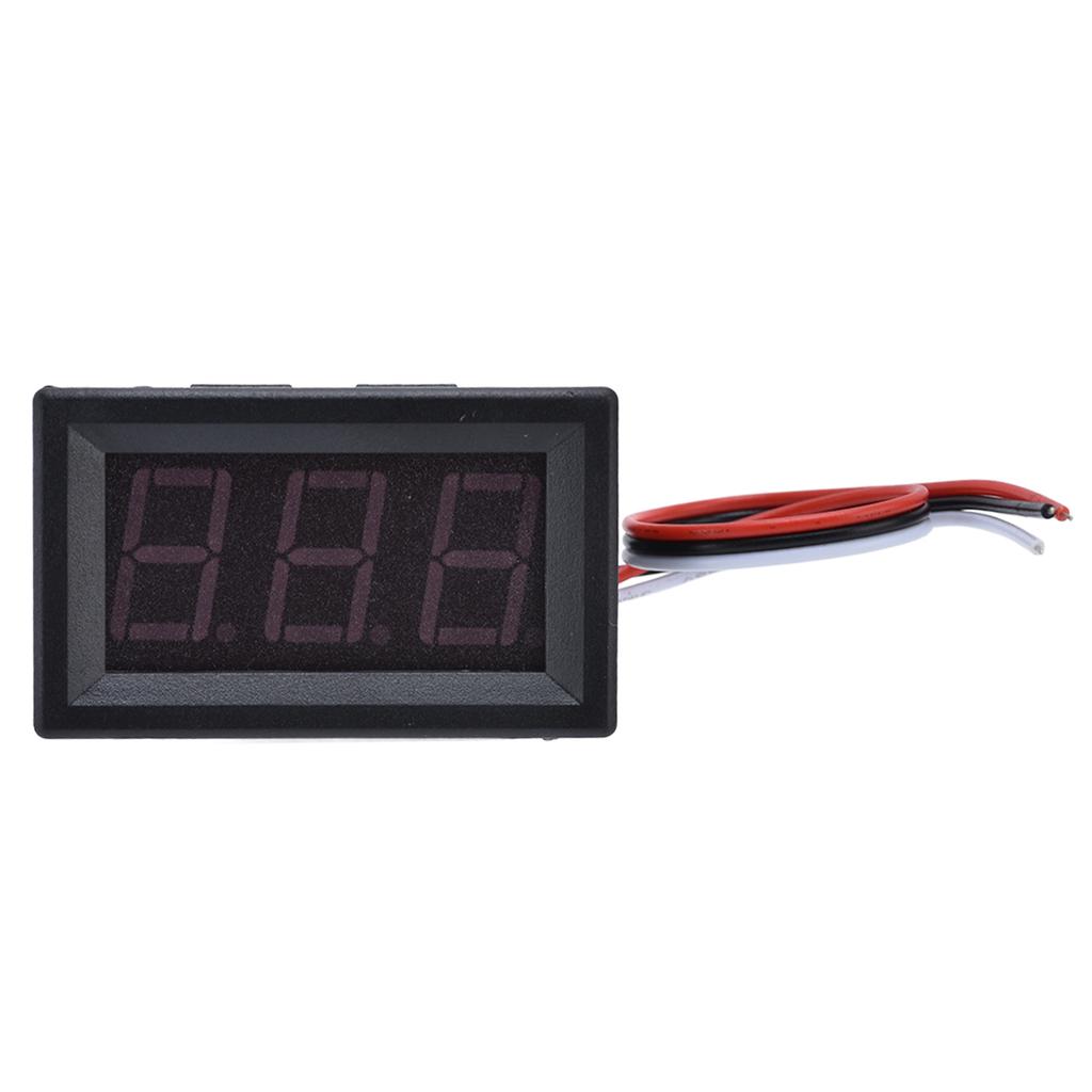 3 Wire DC Digital Display Voltmeter Display 0.56 Inch LED Digital External Display Module DC 099.9V(Blue Red )
