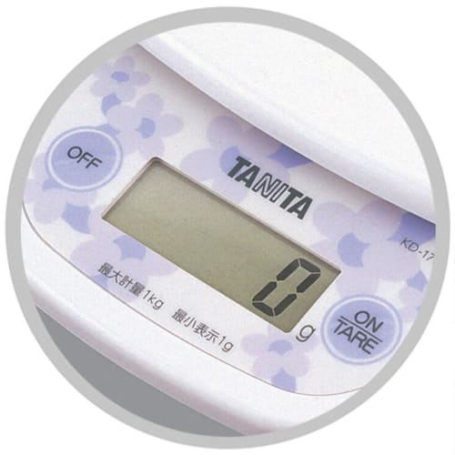 Tanita Digital Cooking Scale, 1kg, Blue, KD-179-BL