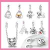 Copper Pet Series Puppy Loves The Owner And Swings The Kitten Charms Beads For Original Bracelet Woman Girl Jewelry