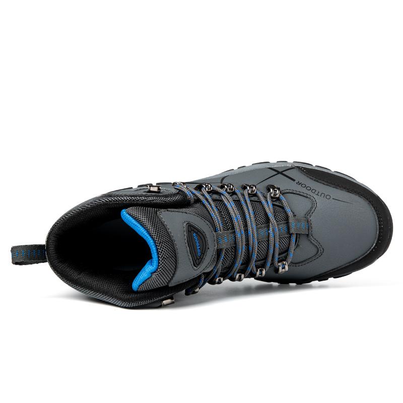 Mens Winter Snow Boots Leather Hiking Boots Super Warm Outdoor Trekking Shoes Mountain Sneakers Work Travel Sales