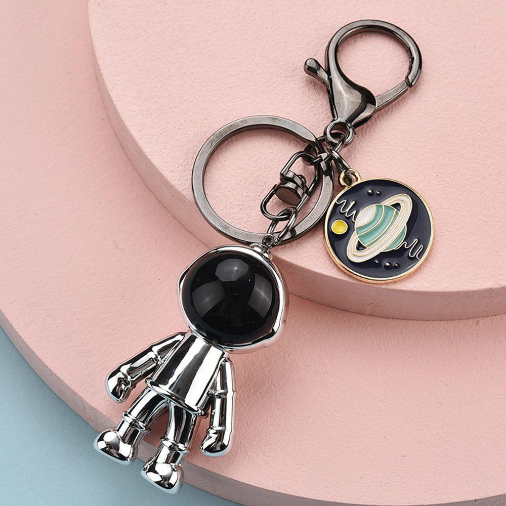 Accessories Planet Key Chain Astronaut Keychain Action Toy Figures 3D Space Robot Keyring