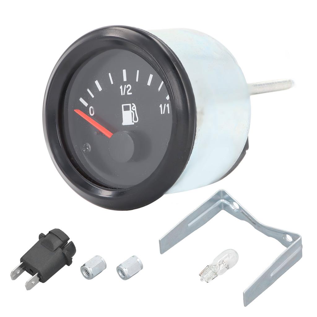 52mm Fuel Gauge High Accuracy Quick Response Waterproof LED Fuel Level Gauge for Generator Unit 0