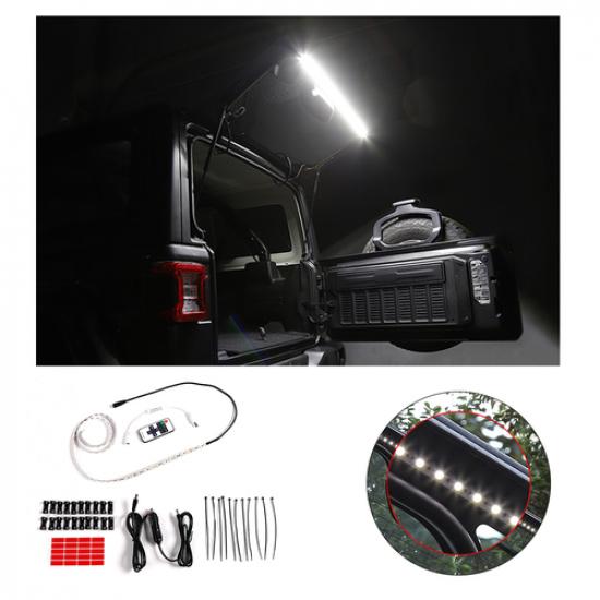 Tailgate Glass Lift Gate LED Light Strip for Jeep Wrangler TJ JK JL 1997-