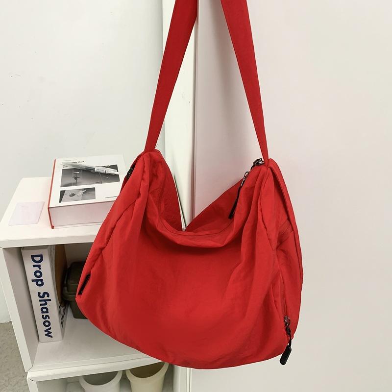 Crossbody bag men's Japanese simple large-capacity casual fashion canvas bag student simple class bag new shoulder bag