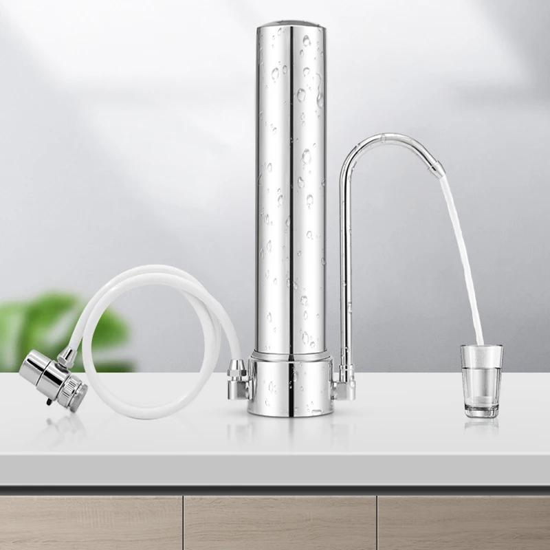 OEM Mineral 3 Stages Countertop Household Direct Drinking Kitchen Tap Pre-filter Ultrafiltration Water Filter