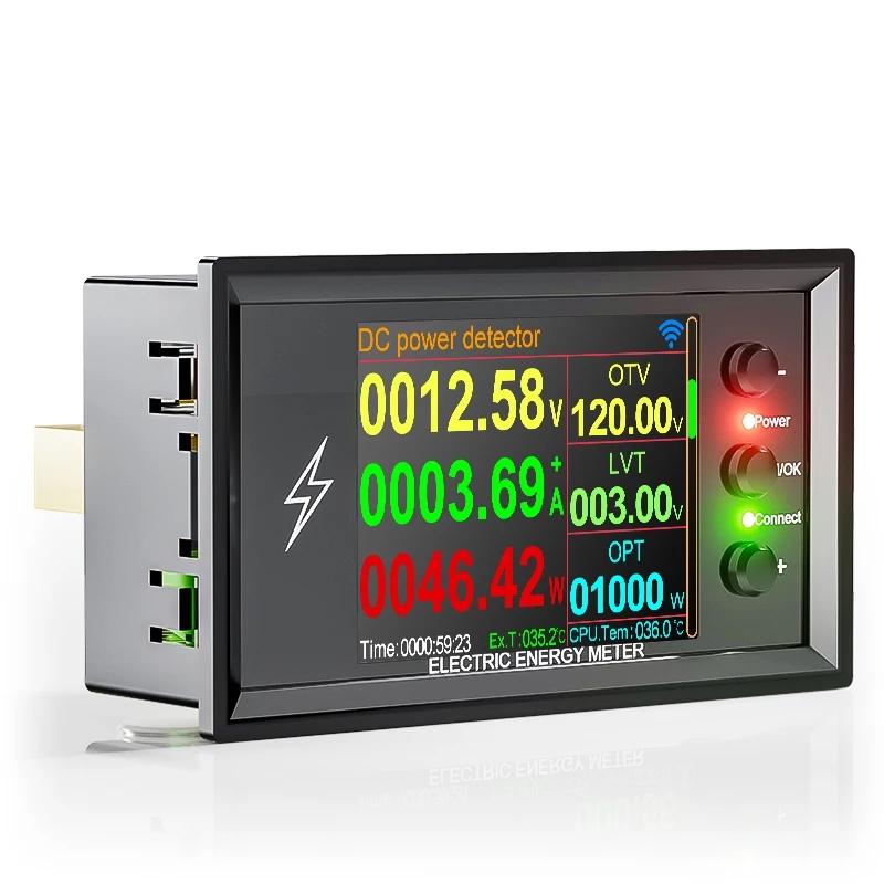 DT20 DC-Messgerät Lithium-Batterie-Leistungskapazitätstester 420 V 30 A-600 A Gleichspannung WiFi Online-Version Bidirektionales Amperemeter
