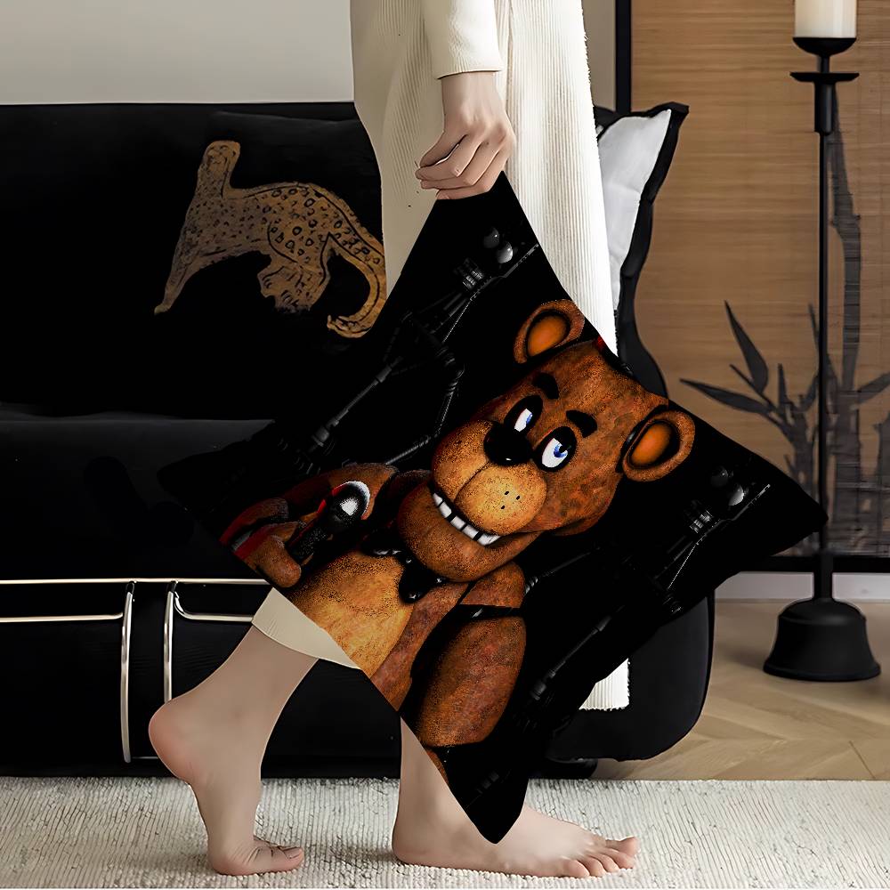 Милая декоративная наволочка с кленовым дизайном F-FNAF Счастливая осенняя жатва Праздничный декор Наволочка 12x12Inch