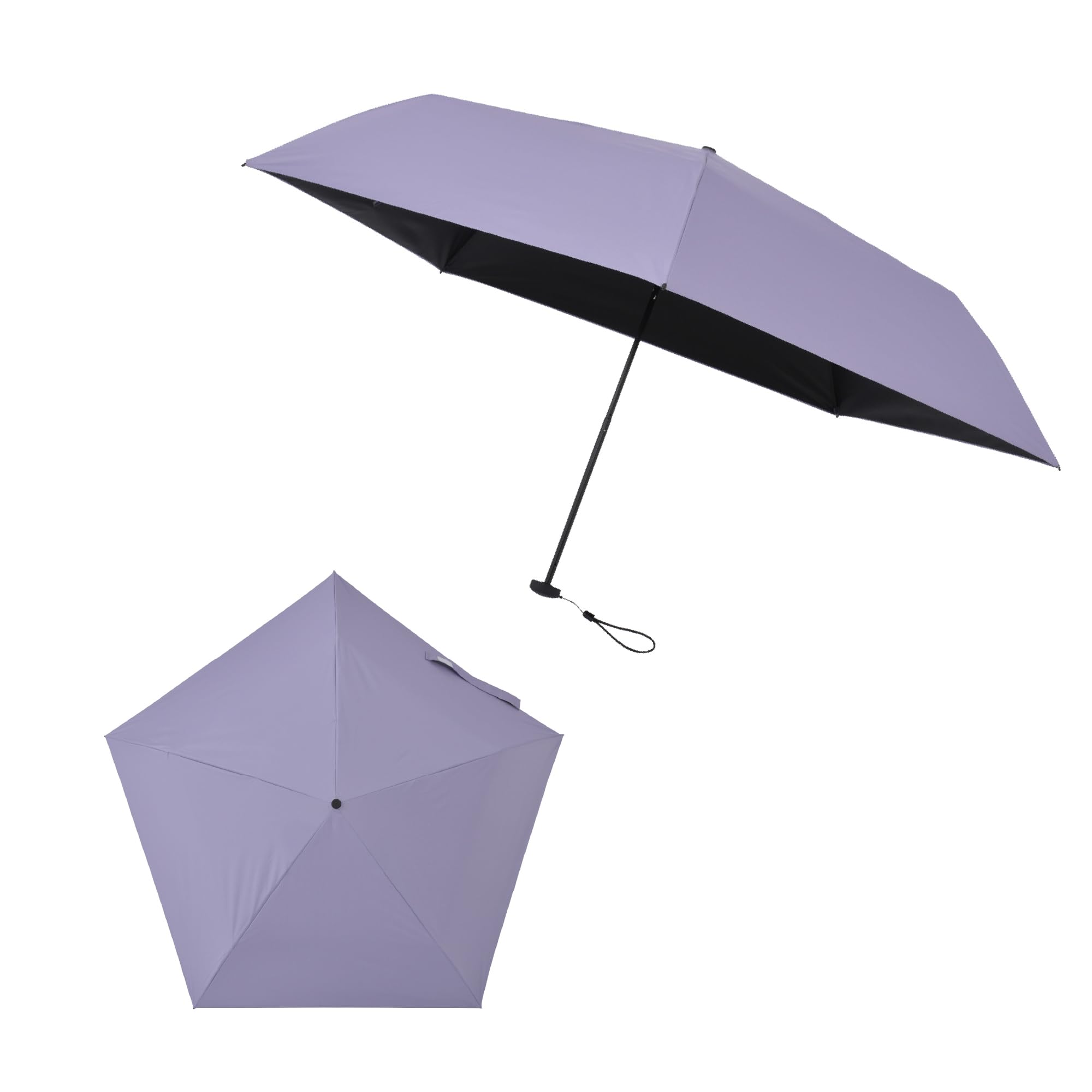 

aso HEATBLOCK пятиугольный Складной Для защиты от солнца и УФ-лучей Ультра Алюминий [ ] Зонт, Зонтик от солнца, Дождь, 100% затемнение, 100% защита, Легкий,