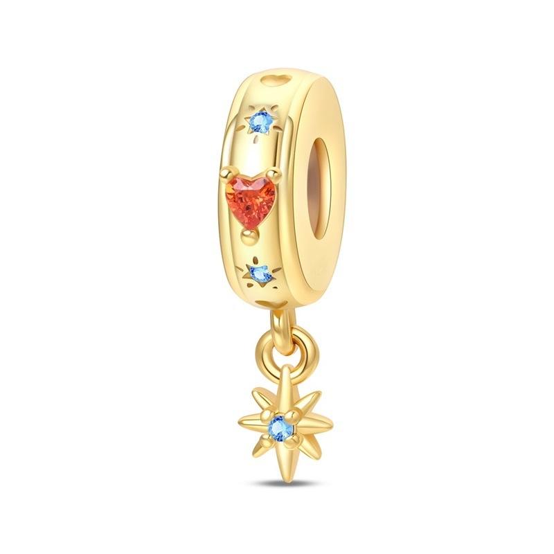 Bee Dragonfly Gold Safety Clasp Charm Beads DIY Bracelet Necklace Jewelry Making Accessories