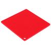 Insulation Pad Food Grade Silicone Pad AntiScalding Thickened Microwave Oven Mat for Kitchen Use(Red )