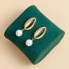 Beach Wind Simple Creative Starfish Conch Earrings Ocean Series Highlight Pearl Earrings