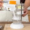Convenient Good Sealing Visible Seasoning Jar Rotating Design Box Kitchen Accessories