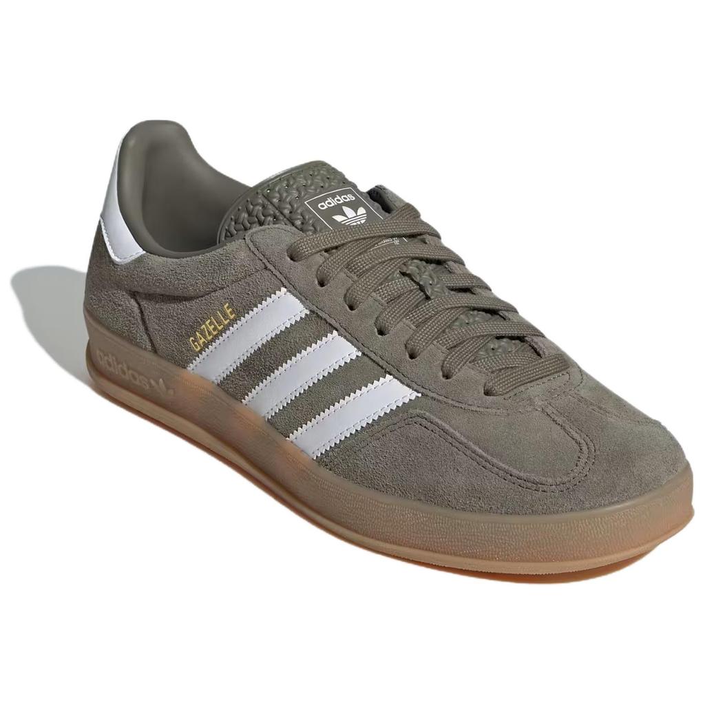 New Adidas Gazelle Indoor 'Olive Strata' JQ0174