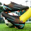 Männer Fußball Stiefel Lange Spikes Hohe Knöchel Fußball Schuhe FG Outdoor Gras Stollen Fußball Stiefel Training Sport Fußball Schuhe