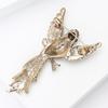 Women Men Crystal Hummingbird Brooch Badges Pins Classic Animal Buckles Accessories