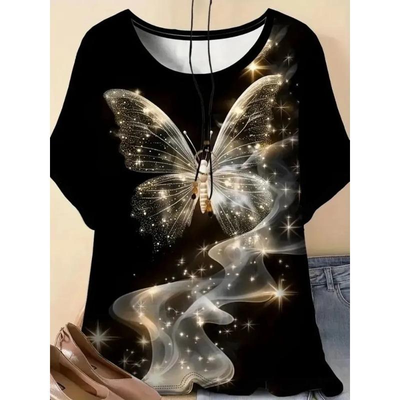 3D Printed Summer Women s T-shirts Are Fashionable, Breathable and Versatile XS