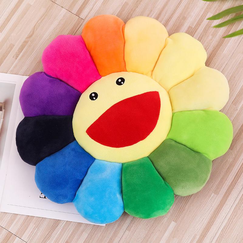 Cartoon Creative Home Sun Murakami Flower Plush Pillow Cushion Pillow Plush Toy Office Cushion Sun Flower Pillow Plush Toys 43cm