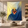 Decorative Tapestry,Villarreal FC Printed Wall Art, Lightweight Wall Hanging For Bedroom Background