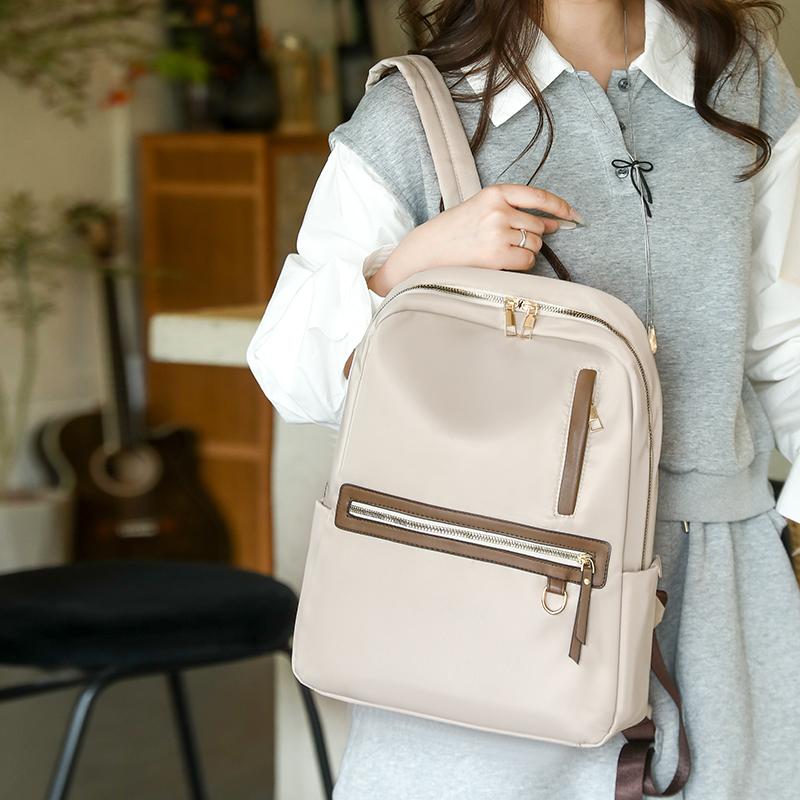 Nylon Rucksack Damen Leichter Rucksack Große Kapazität Reisetasche