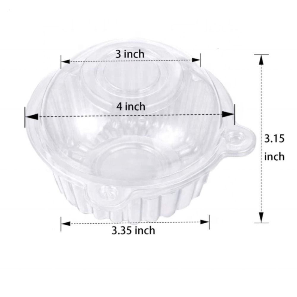 Oil-proof Transparent Dessert Boxes No Leakage Cat Head Cake Box for 100pcs Wedding