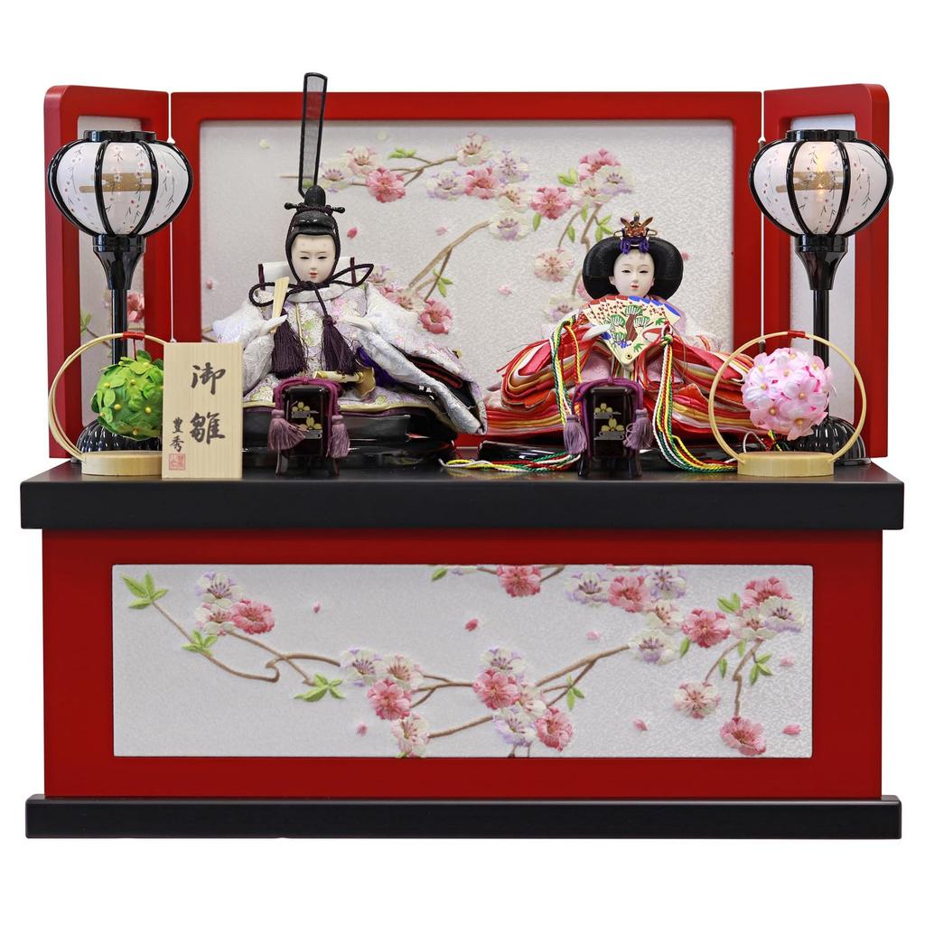 Hina Hina Storage Imperial Prince Storage Imperial Prince Costume Compact Width 45 x Depth 30 x Height 40 cm VHS2505Z Dolls, Dolls, Decoration,