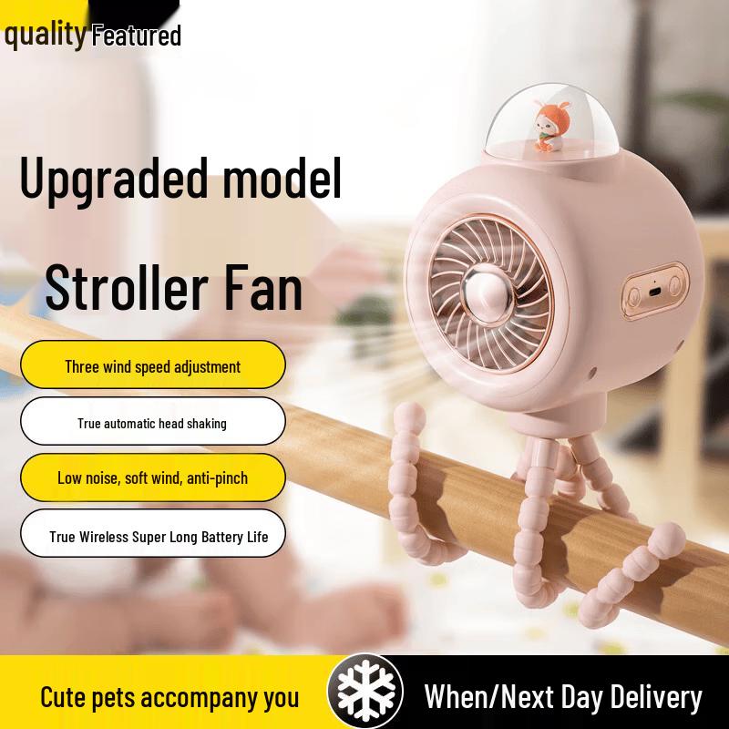 Stiger Portable Oscillating Stroller Fan