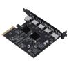 USB 3.2 Gen 2 Expansion Card 5 Port TYPE A PCI Express Card for ASM3142 10Gbps Plug and Play for Desktop PC