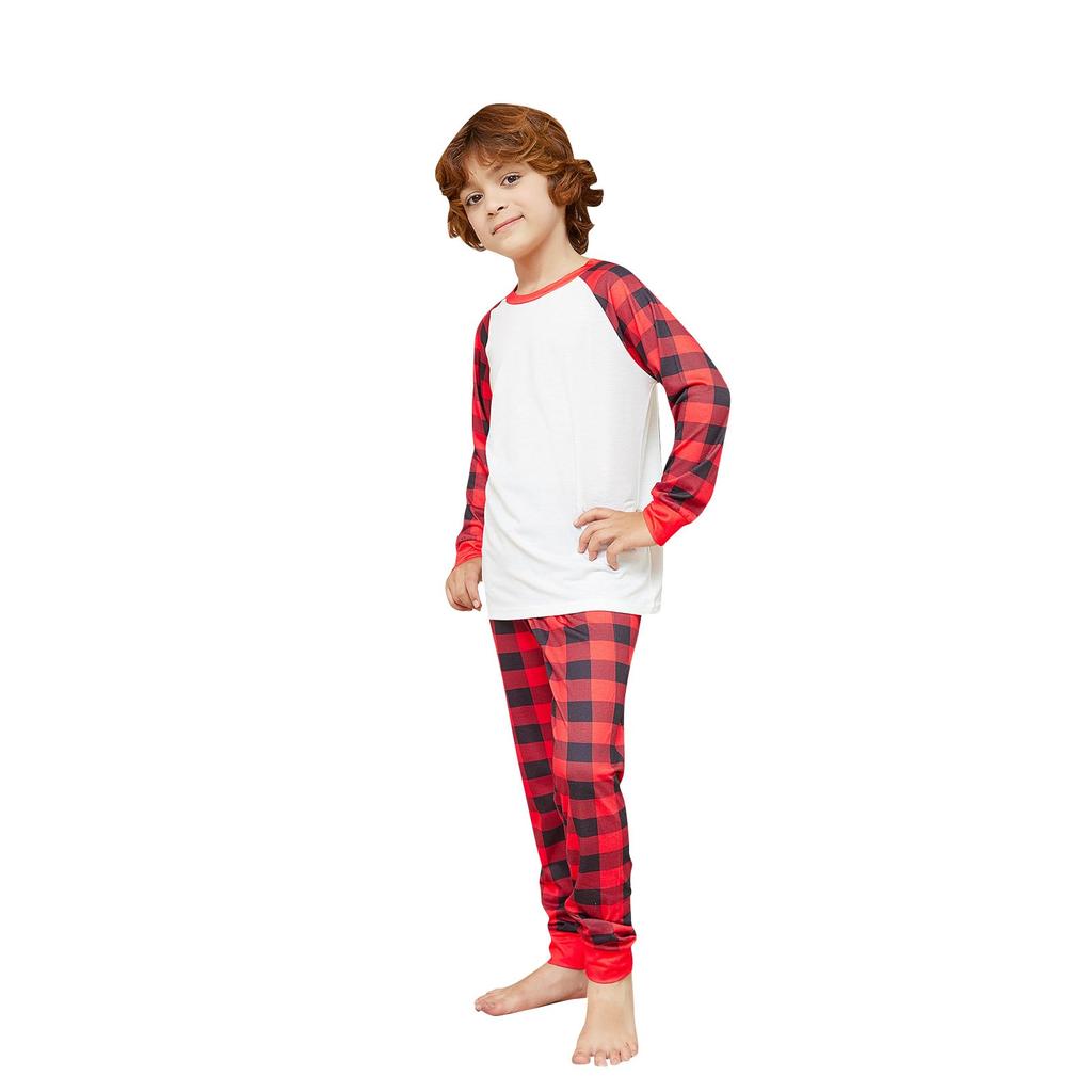 Christmas Parent Child Family Set Home Furnishings Christmas Pajamas Two Piece Set