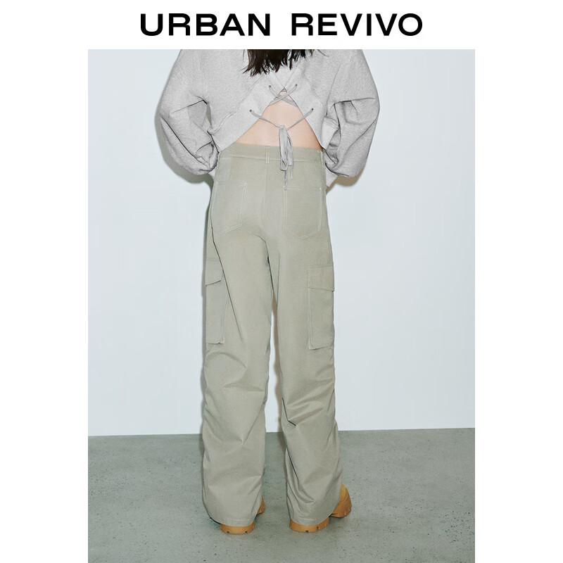 UR 2025 Women's Pleated Wide-Leg Workwear Pants UYV650007