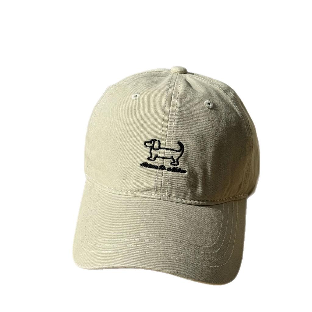 High-quality women's baseball cap2026New cute puppy hat with wide brim, makes the face look smaller, soft-top duckbill cap