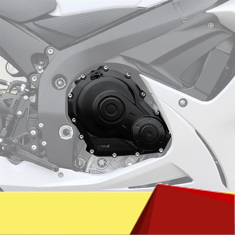 

Motorcycle Engine Crankcase Stator Clutch Cover For Suzuki GSXR600 GSXR750 2006- Accessories-M53K чорний